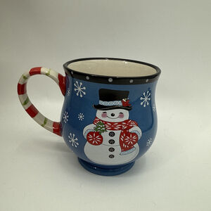 Temptations By Tara Snowman Mug Winter Whimsy 16oz
